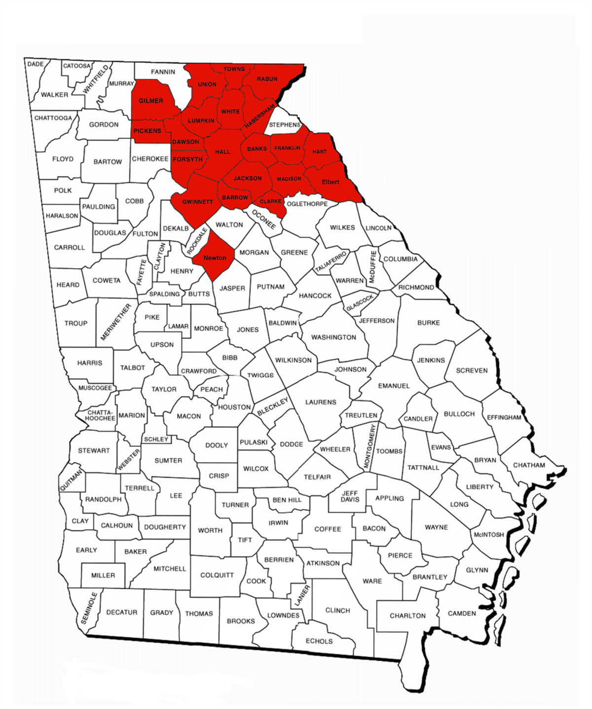 Charles Black Construction Map